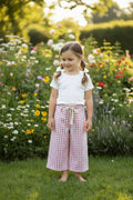 Gingham Wide Leg Pants