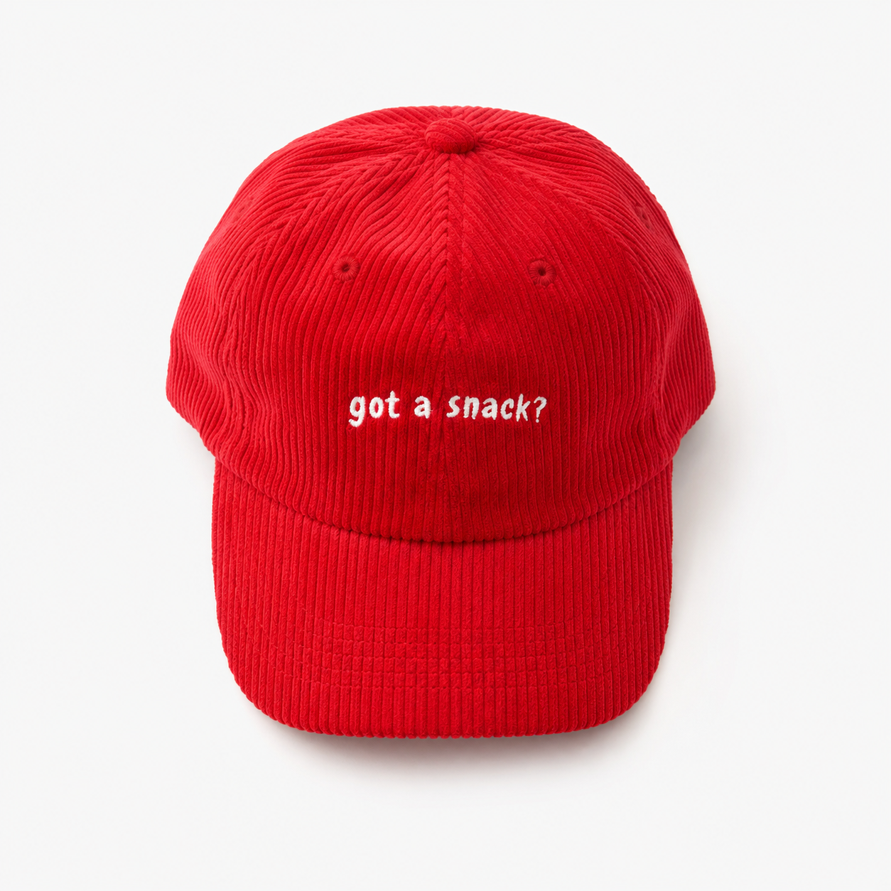 Got a Snack? Corduroy Cap