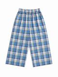 Blue Check Seaside Pants