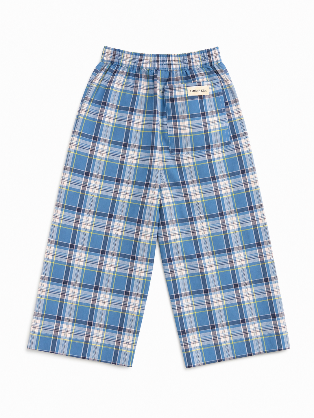 Blue Check Seaside Pants