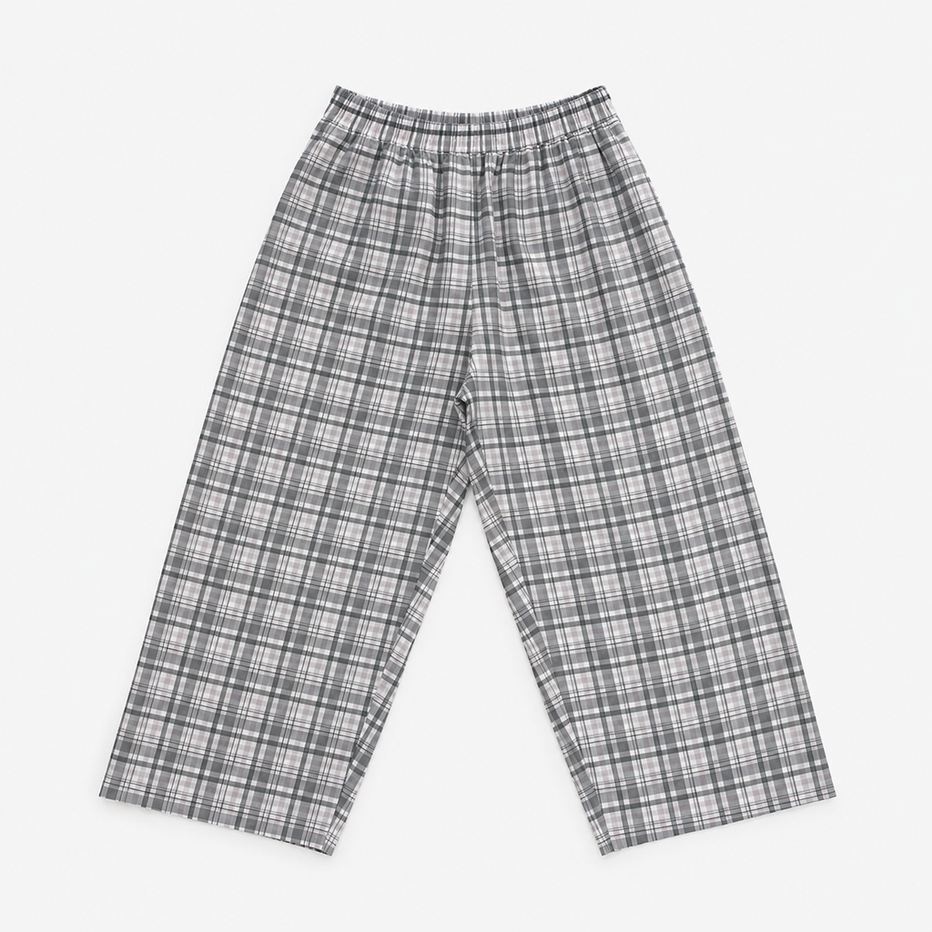 Sage Check Seaside Pants