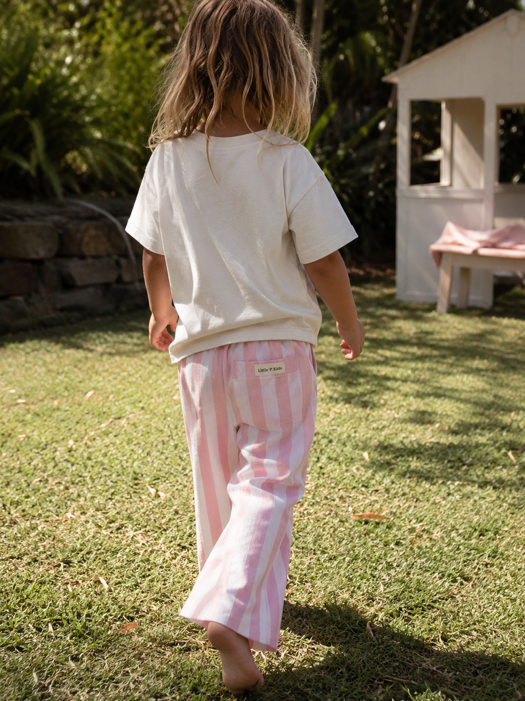 Pink Stripe Seaside Pant